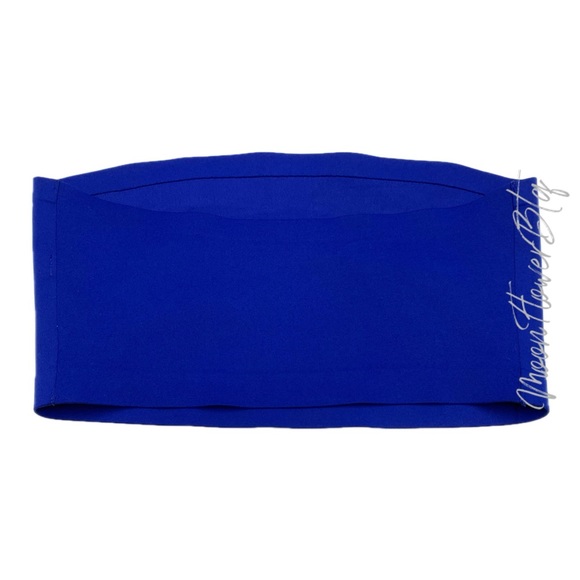 Free People x Revolve Neo Collection Nina Bandeau Tube Top Royal Blue SIZE SMALL - Picture 6 of 8